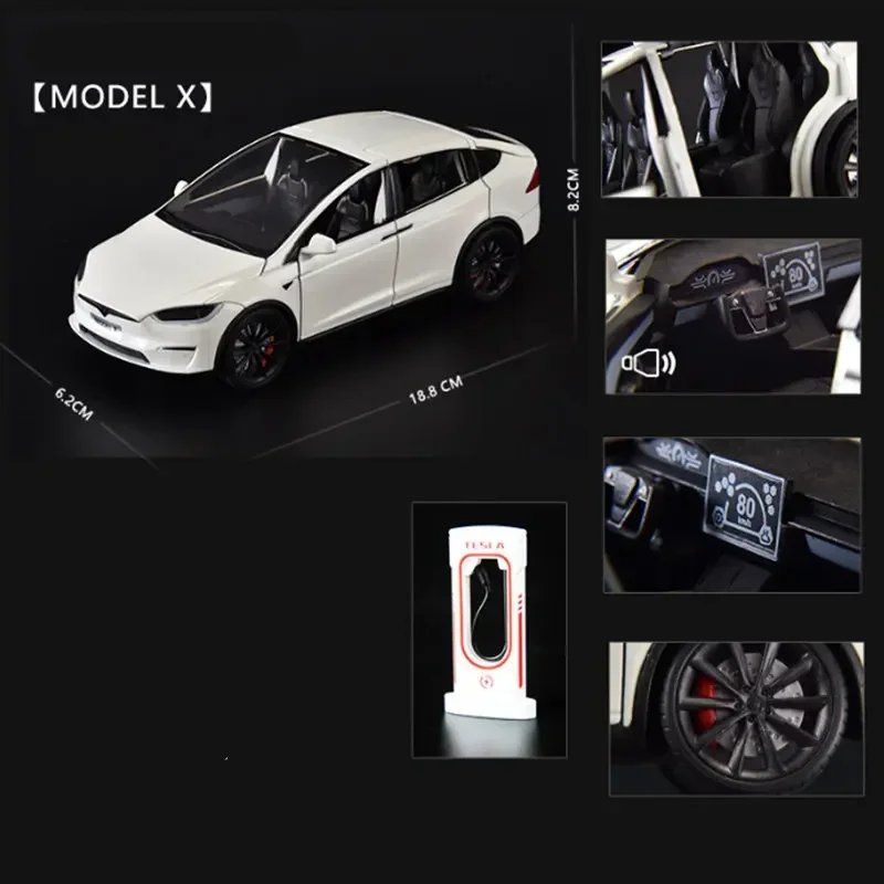 1:24 Tesla Roadster Toy Model 8 1:24 Tesla Roadster Toy Model - Image 8