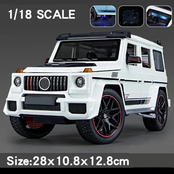 1:18 Maisto Mercedes-Benz G800 Off-Road SUV Model - Image 8