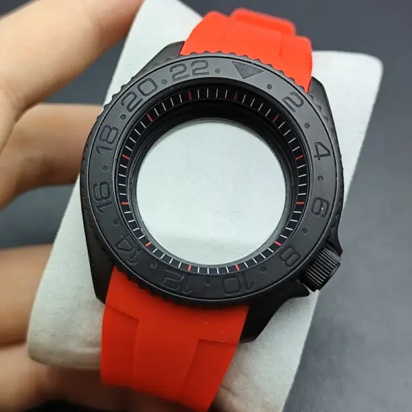 42mm NH35 Stainless Steel Watch Case with Sapphire Glass - Image 42
