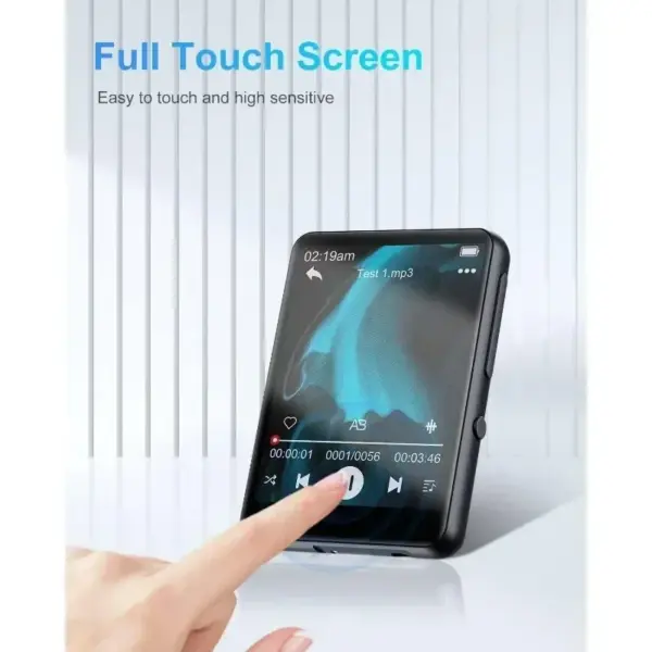 32GB Bluetooth Touch Screen MP3 Player with Speakers - Image 4