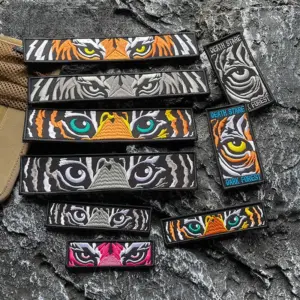 Dark Forest Tiger Moral Badge Tactical Hook&Loop Patches