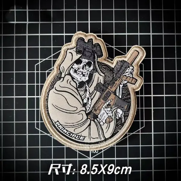 Skull Warrior Tactical Patch for Military Gear - Image 8