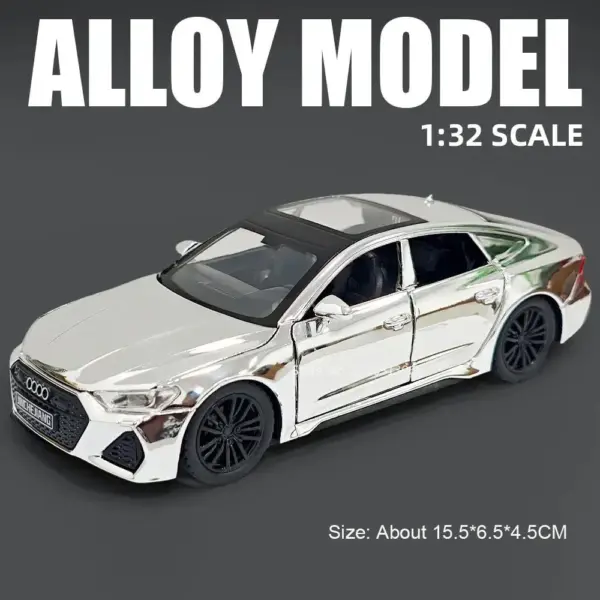 1:32 RS7 Alloy Diecast Car with Light & Sound - Image 10