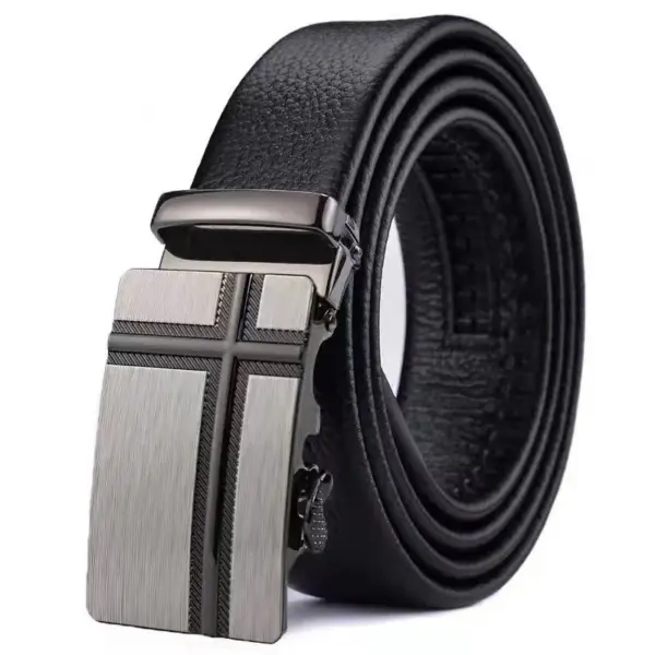 Luxury Men’s PU Leather Business Belt - Image 5