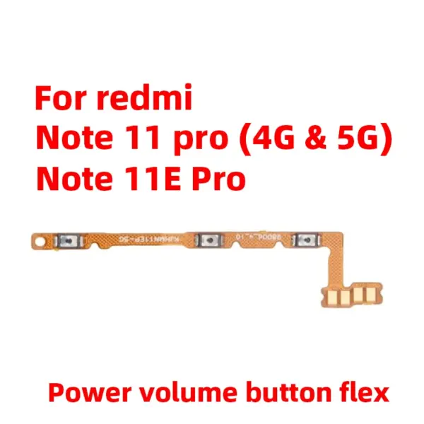 Original Xiaomi Redmi Note 11 Pro Fingerprint Sensor Flex Cable - Image 5