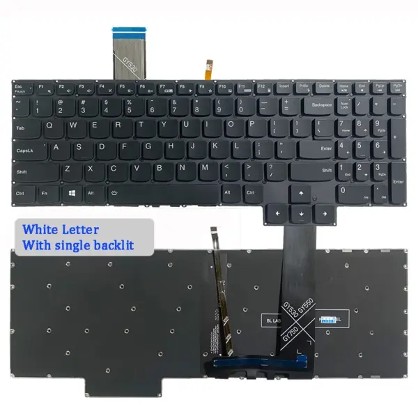 Original Lenovo Legion 5 Laptop Keyboard for Models 15IMH05 & 15ARH05 - Image 2