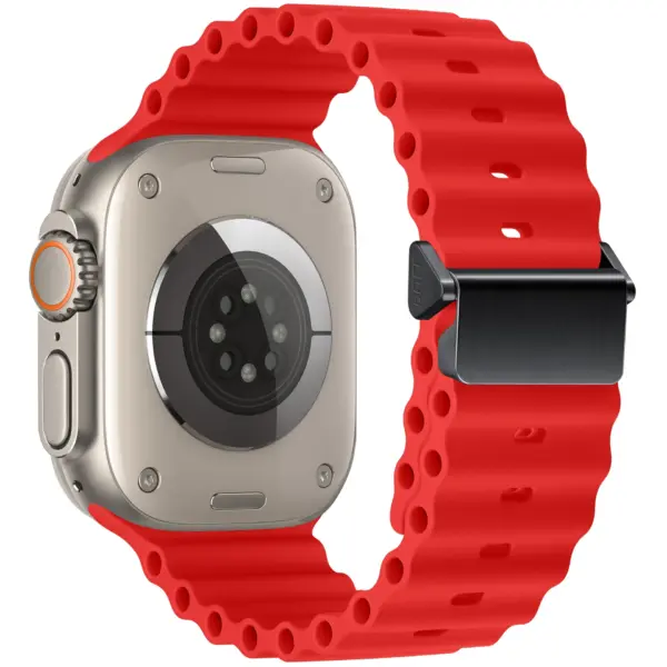 Silicone Ocean Strap for Apple Watch Ultra Series - Image 17