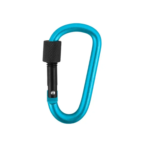 D Shape Carabiner with Locking Clasp - Image 9