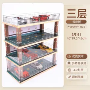 1:32 Wooden Car Garage Model Collection 20 S052d848dd2c84e80ba14cd547674a7da8 2