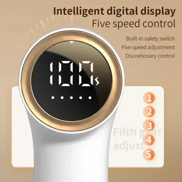 Electric Lint Remover with Digital Display for Woolens - Image 3
