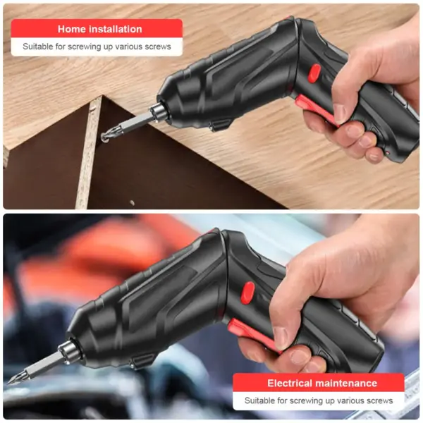3.6V Rechargeable Cordless Electric Screwdriver Set - Image 3