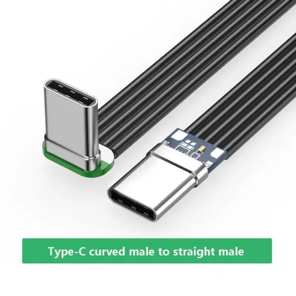USB 3.1 Type-C Flat Right-Angle Cable 40K 60Hz - Image 7