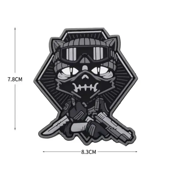 Patchlab Tactical Cat PVC Morale Badge Hook & Loop Patch - Image 9