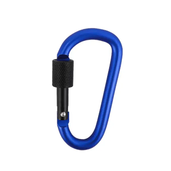 D Shape Carabiner with Locking Clasp - Image 8