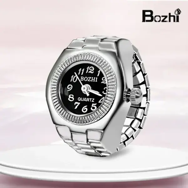 Vintage Punk Quartz Finger Watch Ring for Men Women - Image 9