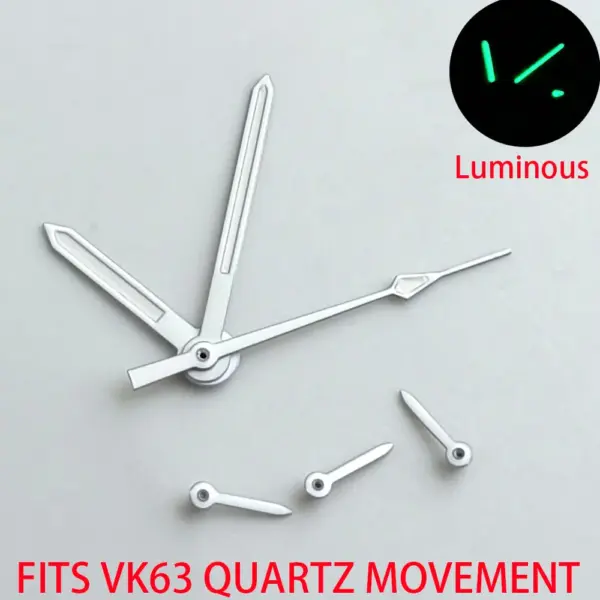 VK63 VK63A Watch Hands with Green Luminous Tips - Image 15
