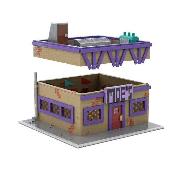 Modular Moe's Tavern Building Blocks Set - Image 3