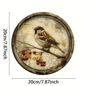 Nostalgic Bird and Cherry Wooden Plate 11 S059f605e32ab42ff847f623cdc72465ft