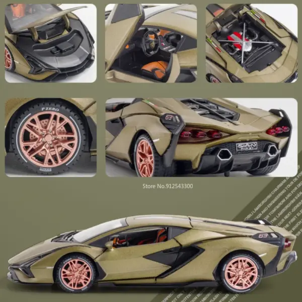 1:24 Scale Lamborghini Sian FKP37 Revuelto Model - Image 2