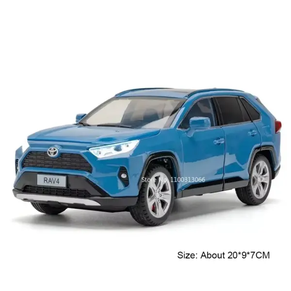 1:24 Camry RAV4 Diecast Model Car with Lighting - Image 10