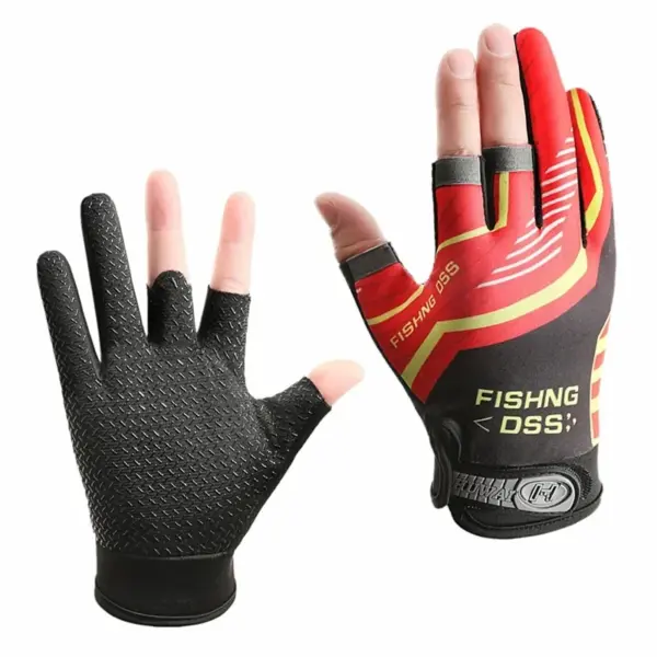 Men's Summer Three-Finger Fishing and Cycling Gloves - Image 7
