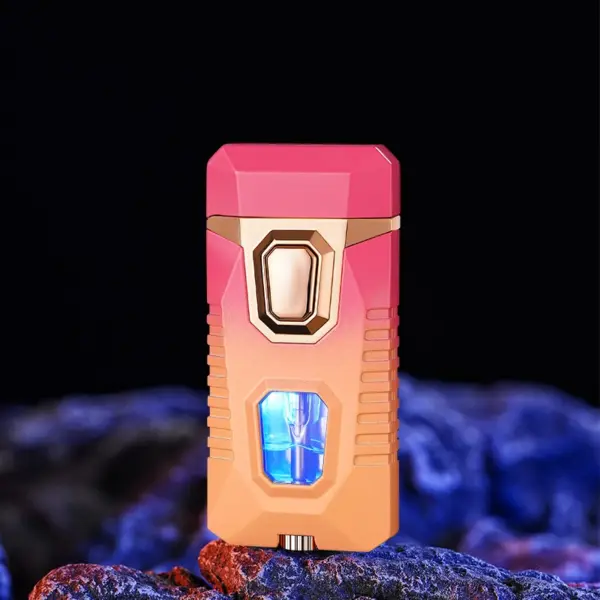 Unusual Metal Windproof Cigarette Lighter Jet Torch - Image 8