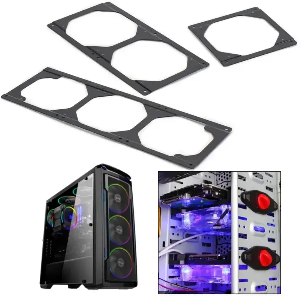 Computer Fan Conversion Adapter Bracket 120-140mm - Image 2