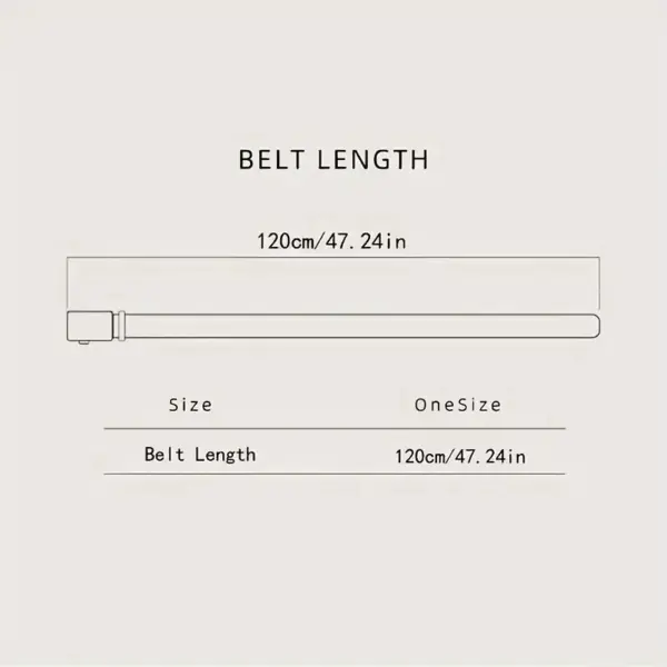 Men's PU Leather Business Belt with Automatic Buckle - Image 4