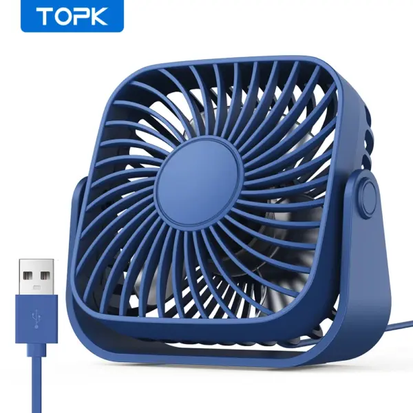 TOPK K52 4-Inch USB Portable Desk Fan - Image 8