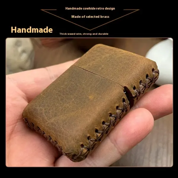 Vintage Metal Kerosene Gasoline Lighter for Men - Image 2
