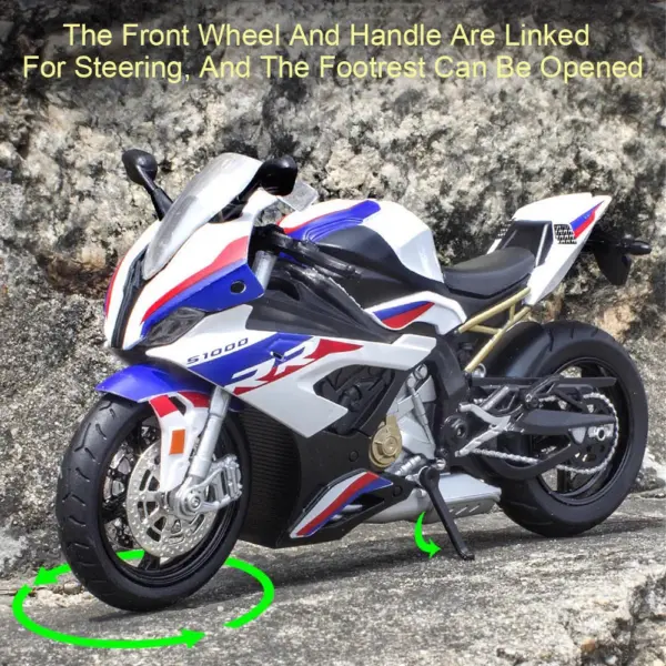 1:12 Scale Kawasaki Ninja H2R Diecast Motorcycle Model - Image 6