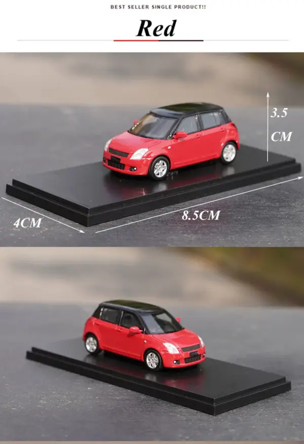 1:43 Jimny SUV & Swift Alloy Model Car Set - Image 2
