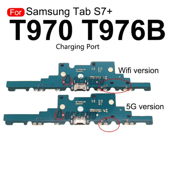 Samsung Galaxy Tab S7+ T970 T976 USB Charging Port Flex Cable - Image 5