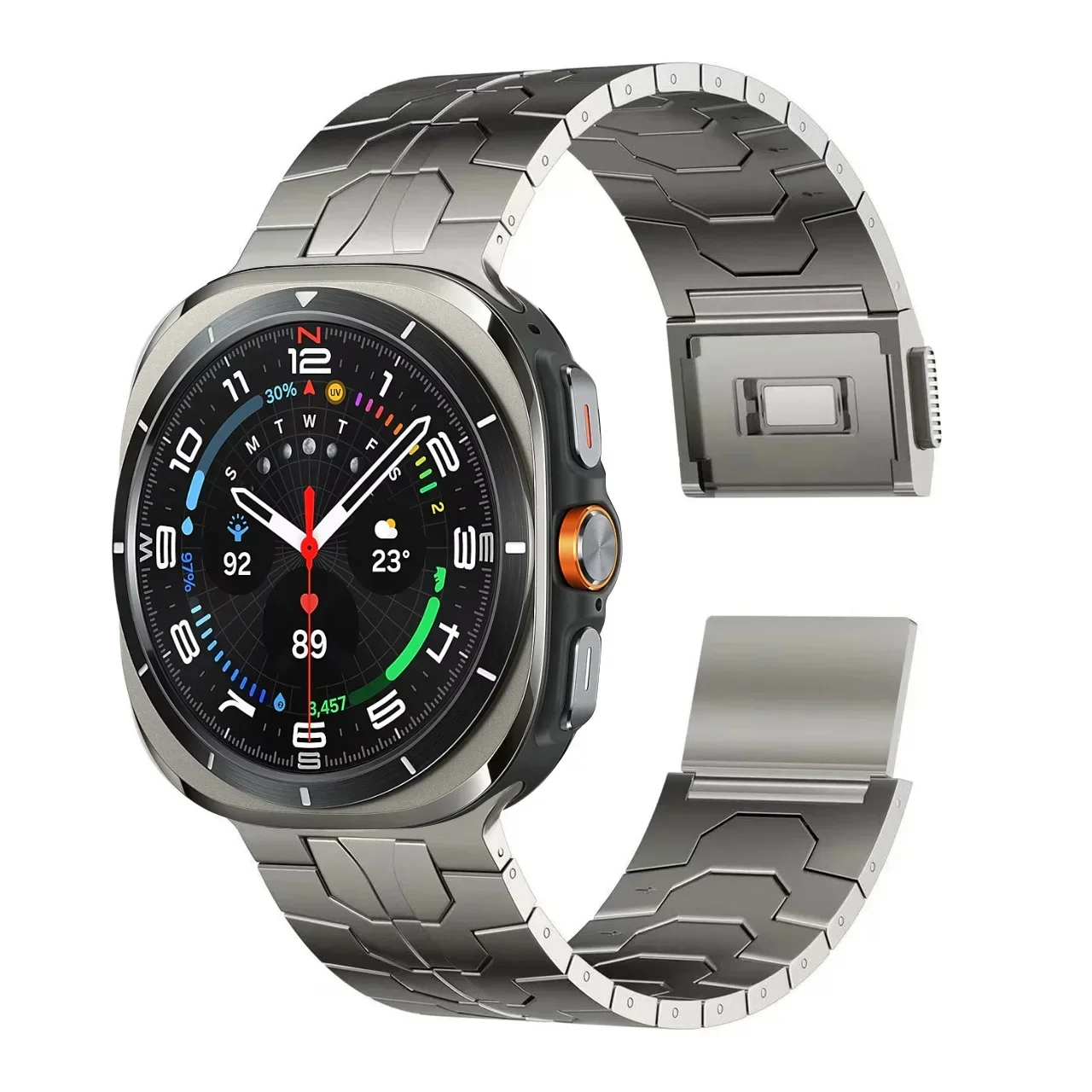 Samsung Galaxy Watch Ultra 47mm Stainless Steel Band 4 Samsung Galaxy Watch Ultra 47mm Stainless Steel Band - Image 4