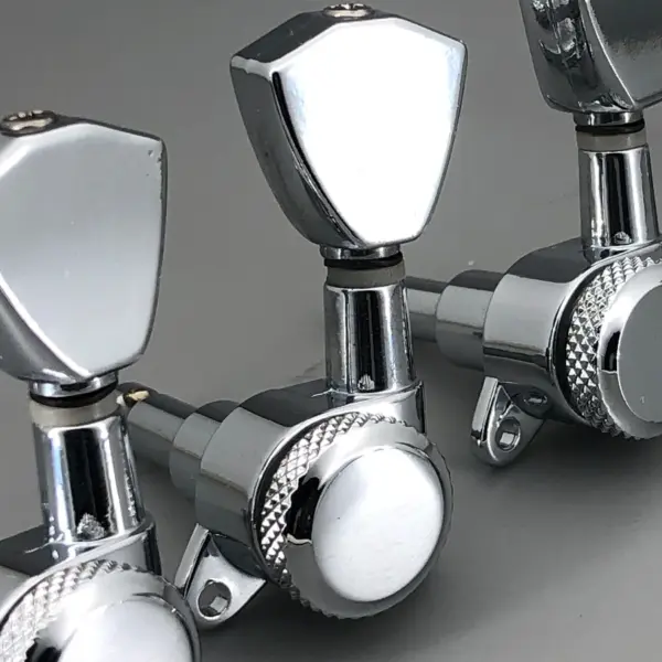 Locking Chrome Guitar Tuning Pegs for Buckethead Style - Image 2