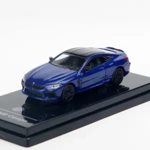 BMW M8 Coupe Die-cast Model 1:64 Scale Blue 10 S0759682ec0a64441b540fda6d678d76aO