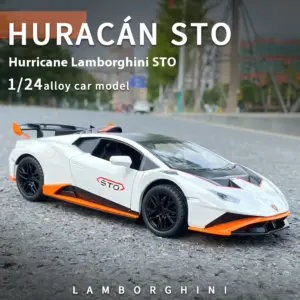 1:24 Lamborghini Huracan STO Diecast Model 15 S076771e19e914aea908c82eeee818fcaa
