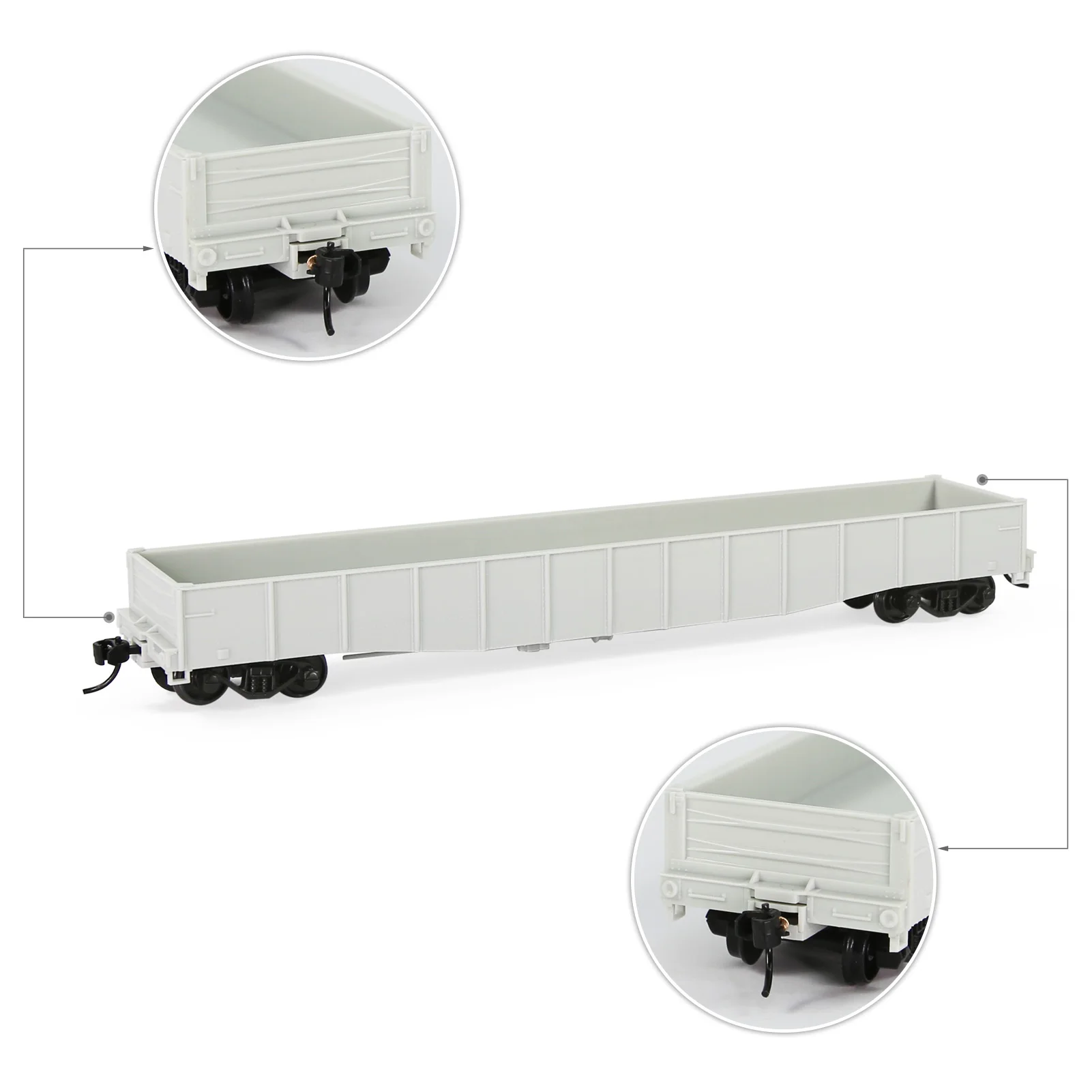 Evemodel HO Scale 1:87 Gondola Car Kit 3 Evemodel HO Scale 1:87 Gondola Car Kit - Image 3