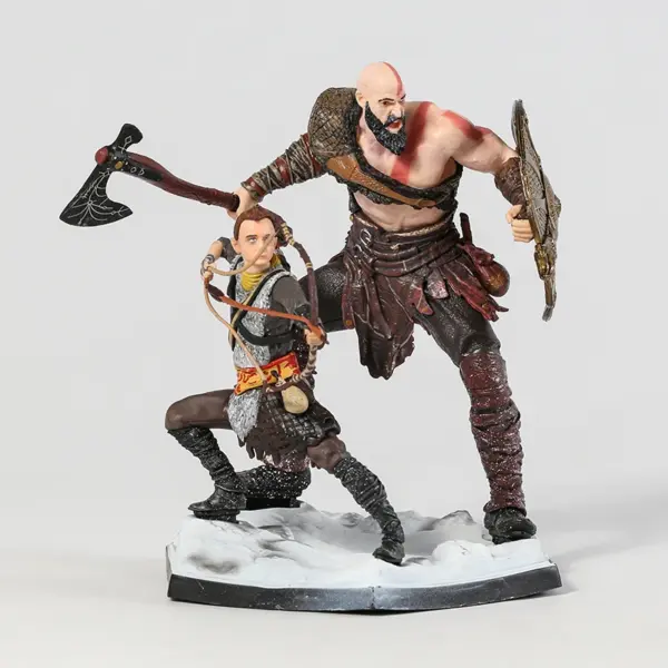 God of War Kratos and Atreus PVC Figure Model - Image 2