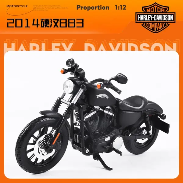 Maisto 1:12 Harley-Davidson Alloy Motorcycle Model - Image 9