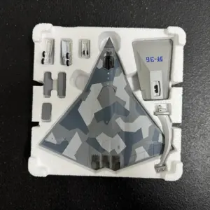 HYINUO J36 1:144 Diecast Fighter Plane Model 8 S07a99ee1af0141a0920307593eb6530f7