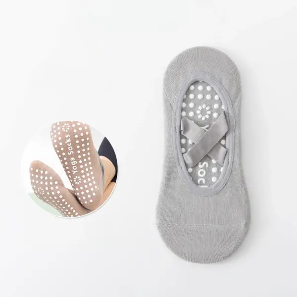 Women’s Non-slip Yoga Socks with Silicone Grip - Image 12