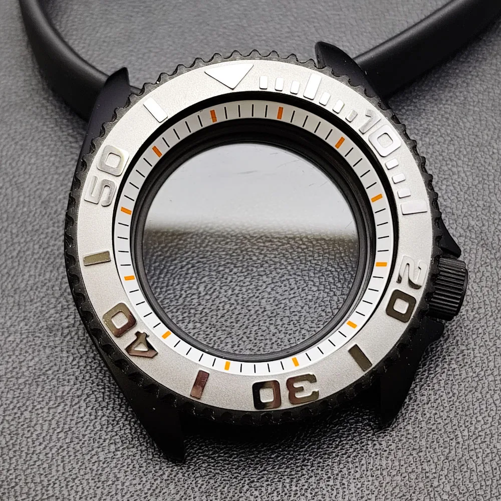 42mm Black Matte Watch Case for NH35 Movement 151 42mm Black Matte Watch Case for NH35 Movement - Image 151