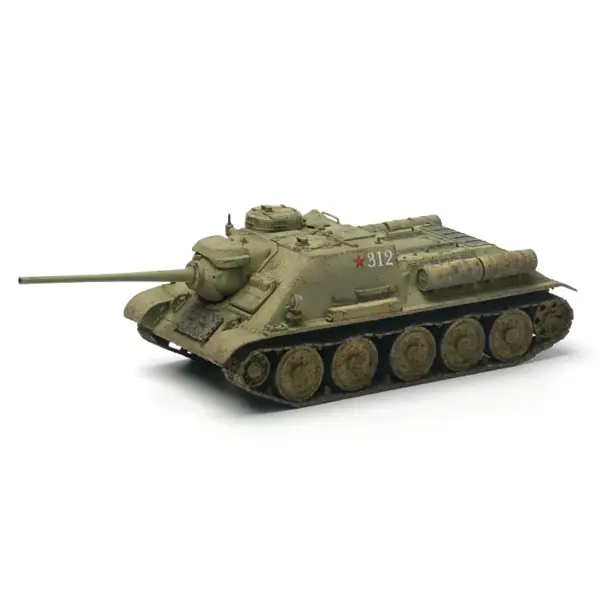 LEE 1/72 SU-85M Soviet Tank Destroyer Assembly Model - Image 4