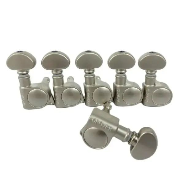 Grover R6 Matte Nickel Tuner for Electric Guitar - Image 3