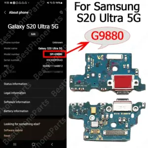 Samsung Galaxy S20 Ultra S20 Plus S20+ Charging Port Repair Socket 16 S08186bcce7ab4ced949cf5cfe7f8fbebD 8