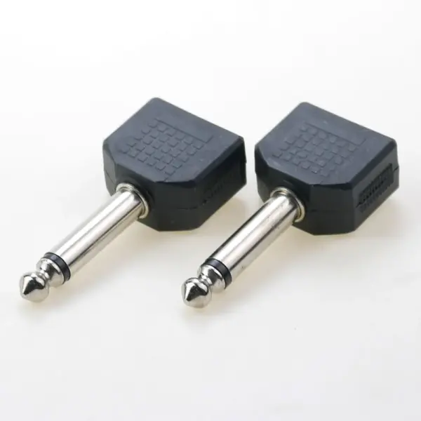 6.35mm to Dual 3.5mm Stereo Y Splitter Adapter - Image 2