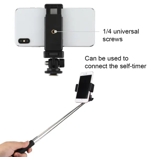 PULUZ 1/4-Inch Cold Shoe Tripod Adapter - Image 5