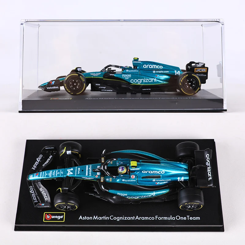 Bburago 1:43 Aramco F1 AMR23 Model Car 2 Bburago 1:43 Aramco F1 AMR23 Model Car - Image 2