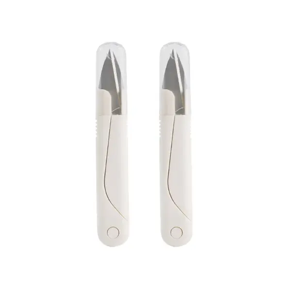 Stainless Steel Spring Scissors with Cover - Image 7